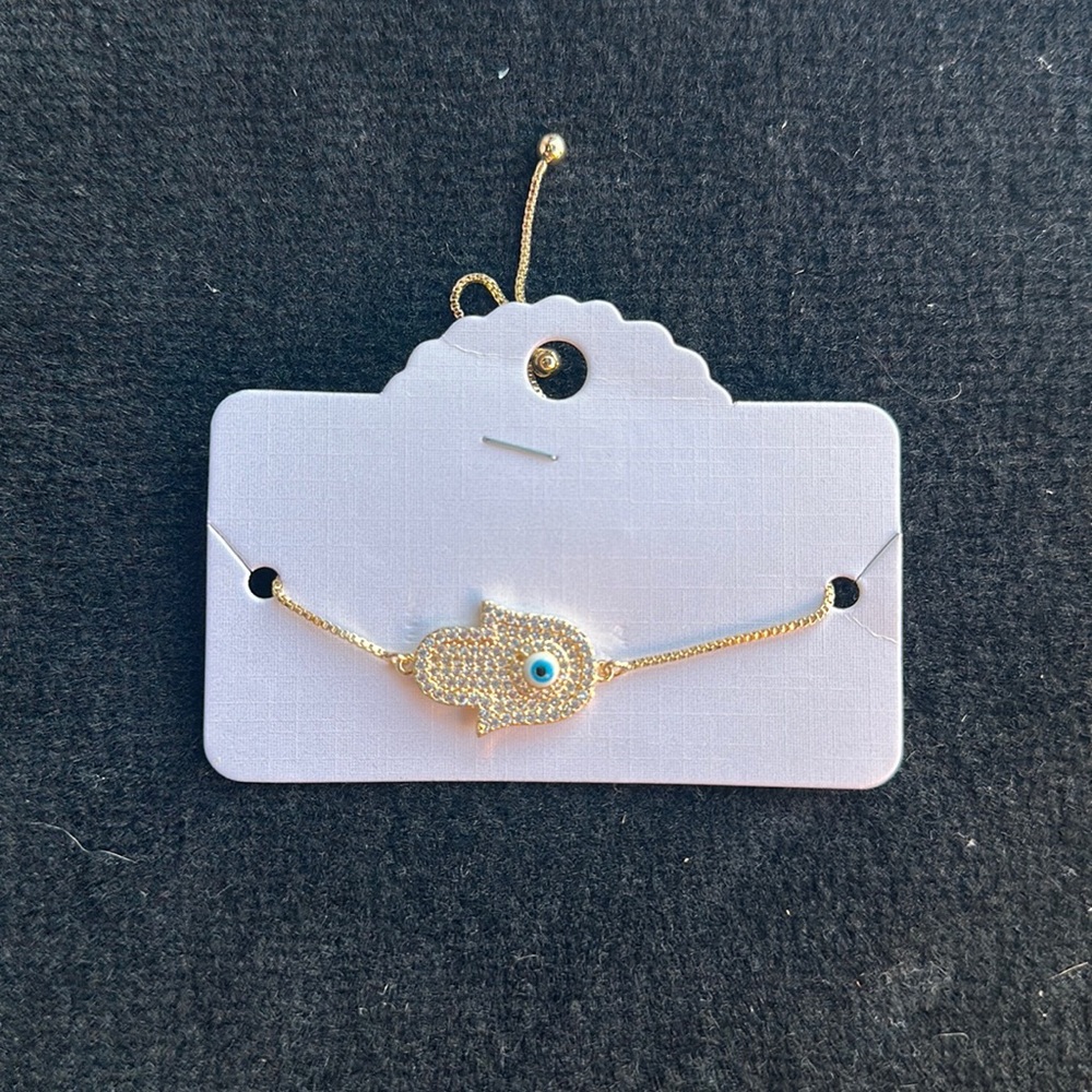 Evil eye hamsa bracelet